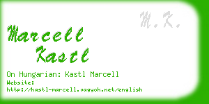 marcell kastl business card